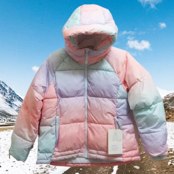 NWT Girl's Short Puffer Jacket - All in Motion - L - Picture 1 of 8